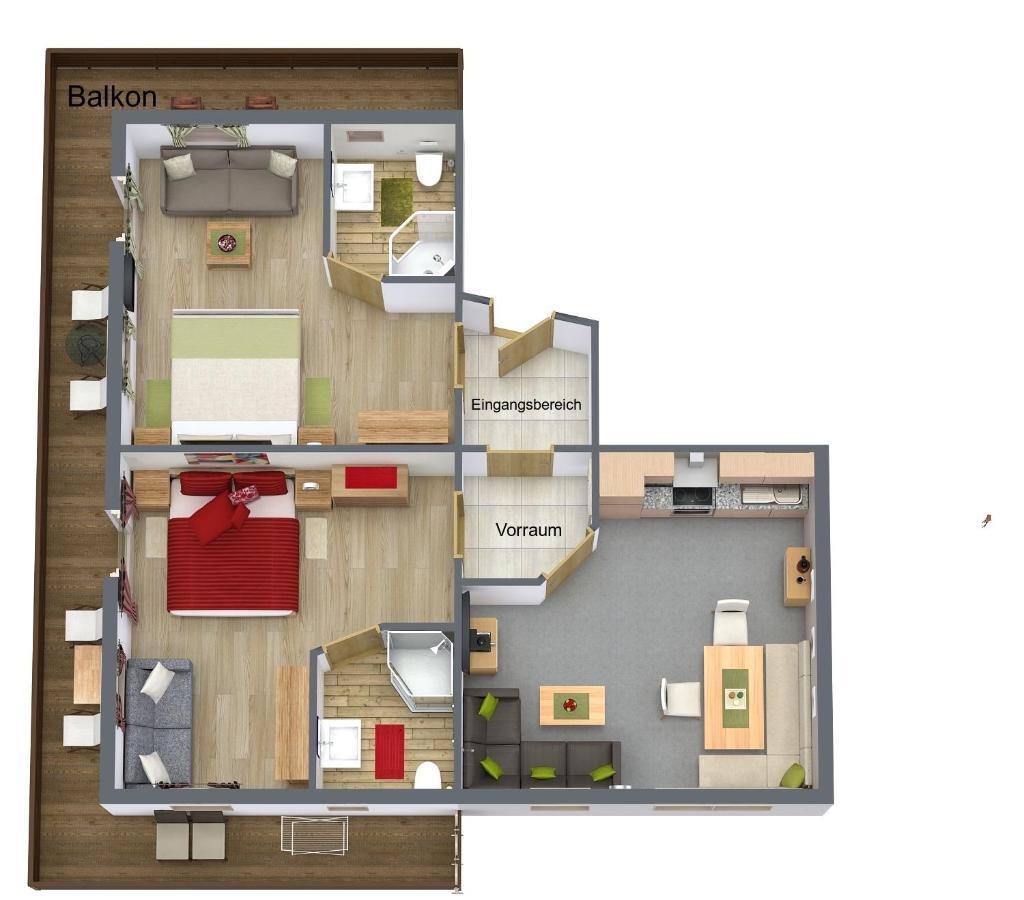 Apartmán Hof Neuhaus Mayrhofen Exteriér fotografie